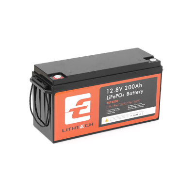 Акумуляторна батарея LITHTECH TE12200B + Bluetooth LiFePO4 12,8V 200Ah, 2.25kWh, BMS200A@4S Акумуляторна батарея LITHTECH TE12200B + Bluetooth LiFePO4 12,8V 200Ah, 2.25kWh, BMS200A@4S