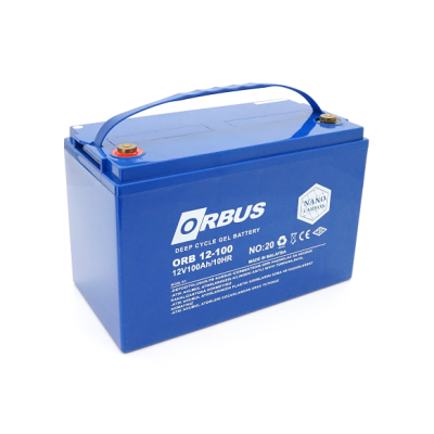 Акумуляторна батарея ORBUS CG12100 GEL 12V 100 Ah (330 x 171 x 214) Q1/48 Акумуляторна батарея ORBUS CG12100 GEL 12V 100 Ah (330 x 171 x 214) Q1/48