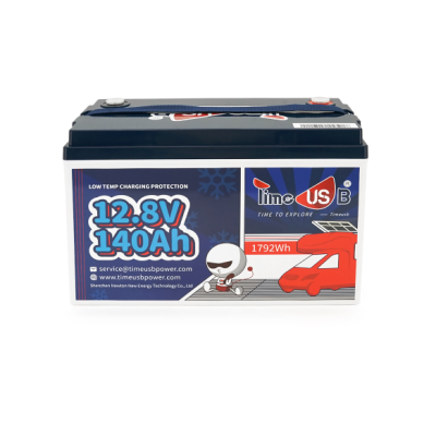 Акумуляторна батарея LiFePO4 Timeusb 12.8V 140Ah, 1792Wh, BMS 50A Акумуляторна батарея LiFePO4 Timeusb 12.8V 140Ah, 1792Wh, BMS 50A