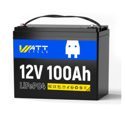 Аккумуляторная батарея WattCycle LiFePO4 WT12V100AH10 12,8V 100Ah, 1,28kWh, BMS50A@4S Аккумуляторная батарея WattCycle LiFePO4 WT12V100AH10 12,8V 100Ah, 1,28kWh, BMS50A@4S