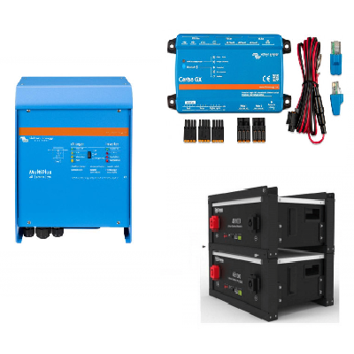 Безперебійна система живлення Victron Energy MultiPlus 5 кВА/4 кВт, 1 фаза, без MPPT/Dyness 4,8 кВт Безперебійна система живлення Victron Energy MultiPlus 5 кВА/4 кВт, 1 фаза, без MPPT/Dyness 4,8 кВт