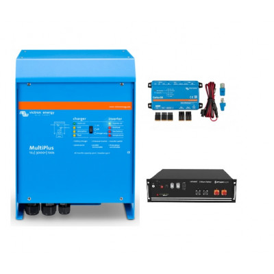 Безперебійна система живлення Victron Energy 3 кВА/4 кВт 1 фаза без MPPT/Pylontech US2000C 2,4 кВт Безперебійна система живлення Victron Energy 3 кВА/4 кВт 1 фаза без MPPT/Pylontech US2000C 2,4 кВт