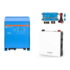 Безперебійна система живлення Victron Energy Quattro 5 кВА/4 кВт, 1 фаза, без MPPT/Dyness 4,8 кВт Безперебійна система живлення Victron Energy Quattro 5 кВА/4 кВт, 1 фаза, без MPPT/Dyness 4,8 кВт