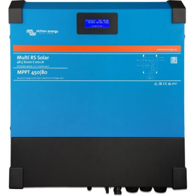 Інвертор автономний Victron Energy Multi RS Solar 48/6000/100-450/80 6 КВА/кВт 1 фаза 1 MPPT Інвертор автономний Victron Energy Multi RS Solar 48/6000/100-450/80 6 КВА/кВт 1 фаза 1 MPPT