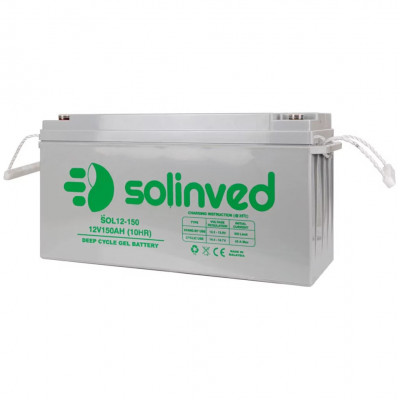 Гелевий акумулятор Solinved 150 Ah 12V