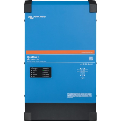 Інвертор гібридний Victron Energy Quattro 48/5000/70-50/50 5 кВа/4 кВт 1 фаза без MPPT Інвертор гібридний Victron Energy Quattro 48/5000/70-50/50 5 кВа/4 кВт 1 фаза без MPPT
