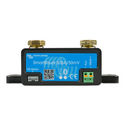 Контролер заряду акумулятора Victron Energy SmartShunt 500A/50MV Контролер заряду акумулятора Victron Energy SmartShunt 500A/50MV