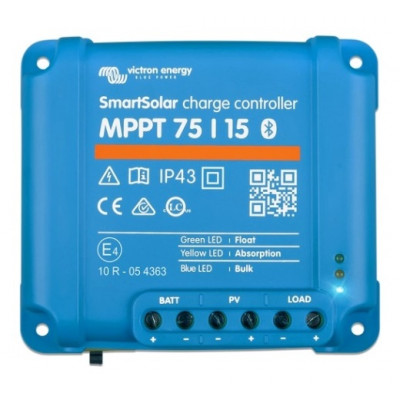 Контролер заряду Victron Energy SmartSolar MPPT 75/15-TR 15A 12/24В Контролер заряду Victron Energy SmartSolar MPPT 75/15-TR 15A 12/24В